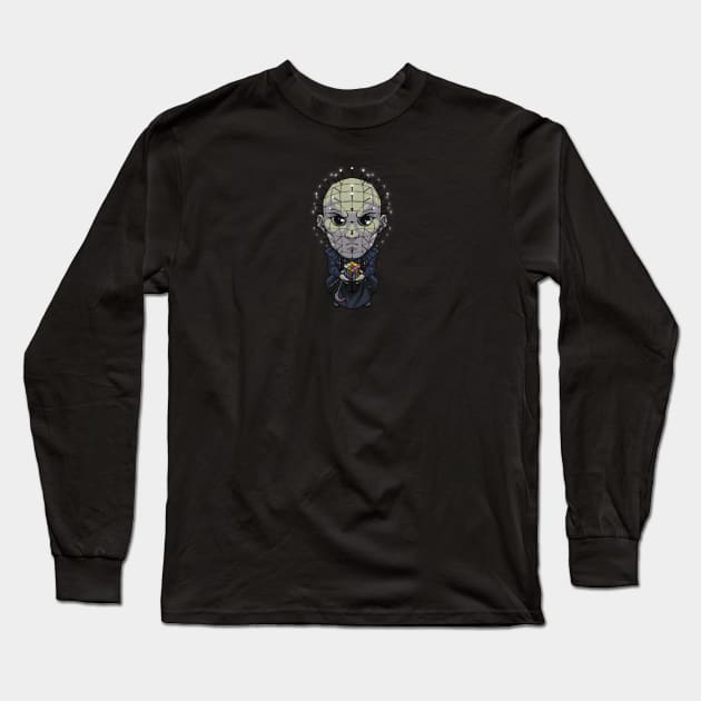 PINHEAD PUZZLE Long Sleeve T-Shirt by Casey Edwards